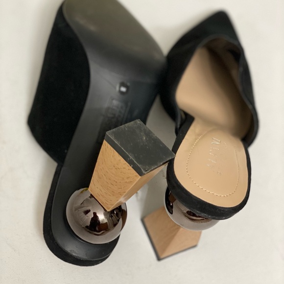 ALFANI Step Flex unique heels shape shoes, rectangular circles heels shoes. 8M - Picture 3 of 5